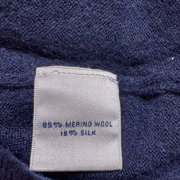 Peter Millar Sweater Mens XL Blue Wool Silk Blend Grandover Resort Golf Preppy‎ - Picture 9 of 13